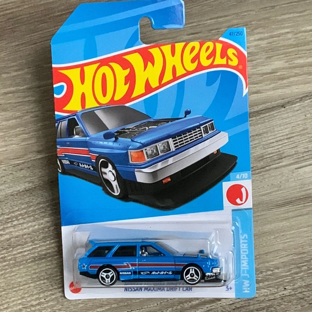 Hot Wheels Station Wagon Nissan Maxima Drift Blue Car Hotwheels JDM 2023 🆕